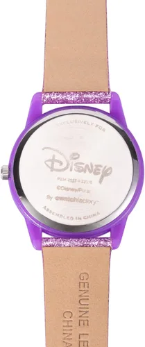 Vista 3 de Disney Turning Red Reloj de pulsera analógico de cuarzo para niños, Púrpura, Moderno