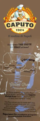 Vista 3 de Antimo Caputo Harina de pizza sin gluten, 11 libras a granel, mezcla de harina y almidón multiusos totalmente natural para hornear pizza, pan y pasta