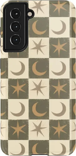 Vista 186 de Casely Funda para Galaxy S9 Postura de cadáver Yoga de esqueleto Diseño protector delgado esencial de doble capa