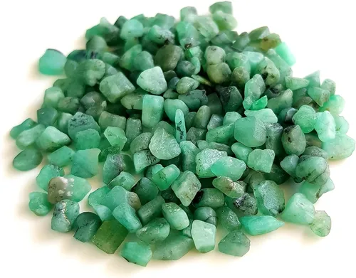 Vista 4 de RARE GEMSTONE Piedra preciosa natural esmeralda en bruto Piedra preciosa esmeralda suelta Piedra preciosa en bruto para hacer joyas