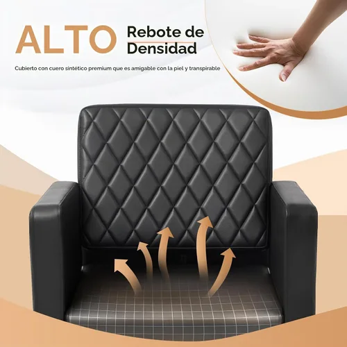 Vista 6 de OmySalon Sillas secadoras para salón, silla profesional de secador de pelo apta para secadora con capucha, asiento extra ancho, muebles