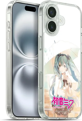 Vista 155 de Head Case Designs Licencia Oficial Hatsune Miku Gráficos Lindos Carcasa de Gel [Protección de Grado Militar] Compatible con Apple iPhone 7