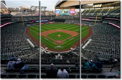 Vista 11 de TUMOVO Arte de pared en lienzo para estadio deportivo, arte de pared de campo Wrigley en Chicago, pinturas de Chicago, impresiones sobre lienzo
