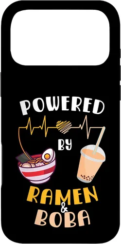 Vista 22 de Powered by Ramen & Boba Tea - Linda funda Kawaii Ramen Soup para iPhone 17