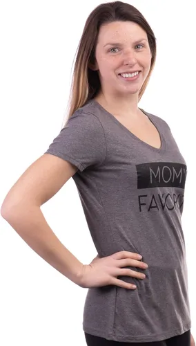 Vista 3 de Camisetas divertidas para mujer, con frase sarcástica y con cuello en V