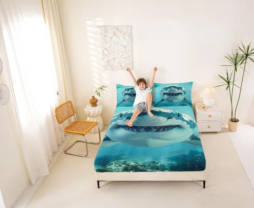 Vista 16 de Juego de ropa de cama con estampado de leopardo, tamaño individual, juego de cama de guepardo africano para decoración de dormitorio