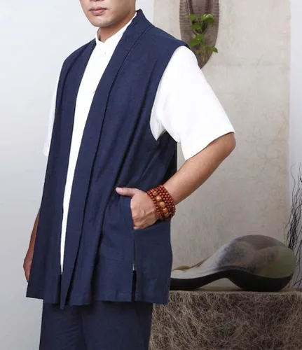 Vista 4 de Chaleco casual tradicional para hombre