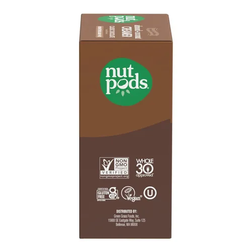 Vista 4 de nutpods Crema clásica de café sin azúcar de chocolate sin lácteos, paquete de 3