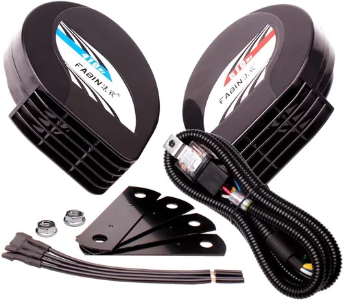 Vista 10 de FARBIN Bocina de aire de motocicleta de tono alto de 12 voltios, impermeable, 510 Hz