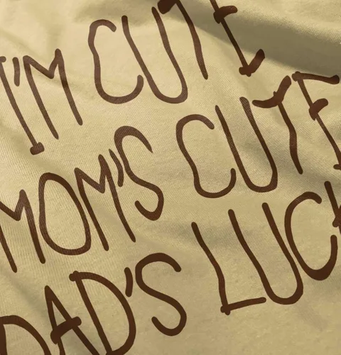 Vista 5 de Brisco Brands Nuevos padres linda mamá Lucky Dad divertido bebé mameluco niños o niñas