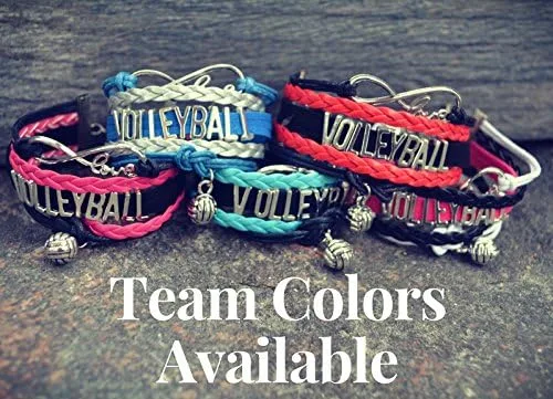Vista 4 de Infinity Collection Pulsera de voleibol - Joyería de voleibol - Regalos de voleibol para jugadores