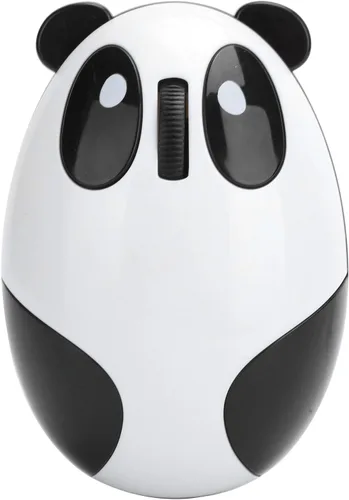 Vista 6 de Sanpyl Ratón de computadora, 2.4 GHz Panda Sensor óptico Ratón universal para computadora portátil de escritorio PC