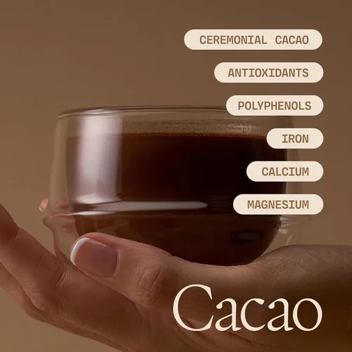 Vista 9 de Ultra Life Sport - Polvo de Cacao Ceremonial - 100% Polvo de Cacao Orgánico Crudo Certificado por USDA - Superalimento que Contiene Teobroma