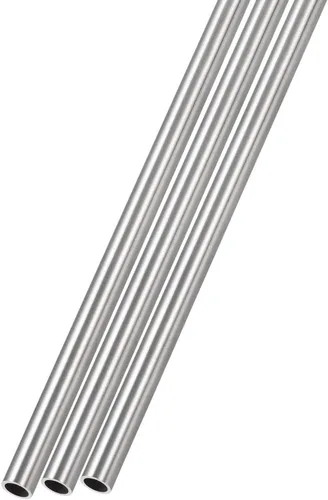 Vista 38 de METALLIXITY Tubo de acero inoxidable 304 (0.079 in de diámetro x 0.006 in de pared T x 9.843 in de largo), 3 piezas, tubo recto - para muebles