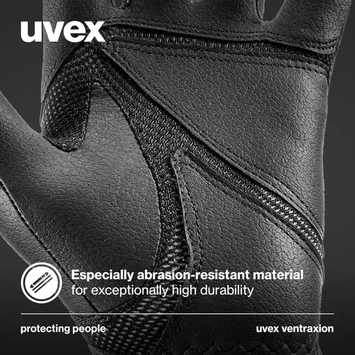 Vista 4 de Uvex Guantes de equitación elásticos y transpirables (occidental/inglés) para mujeres y hombres, ventraxion