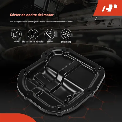 Vista 3 de A-Premium - Sump de aceite inferior para motor con tapón de drenaje