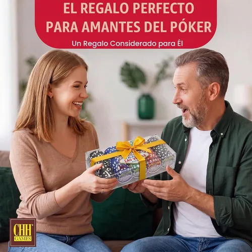 Vista 6 de CHH - Juego de fichas de póquer de Las Vegas de 100 piezas en bandeja de almacenamiento de plástico transparente con tapa, organizador apilable