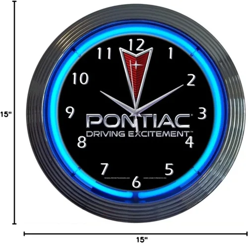 Vista 2 de Pontiac - Reloj de neón para conducción