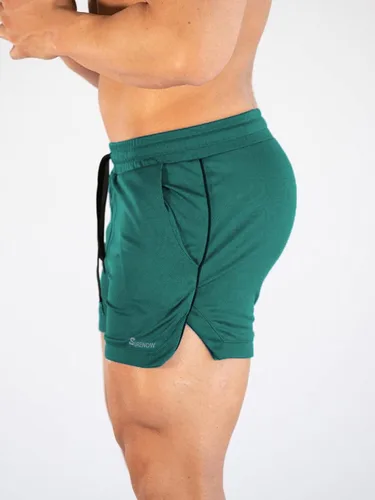 Vista 2 de Surenow Pantalones cortos de gimnasio para hombre de 3 pulgadas, transpirables, ligeros, atléticos, deportivos, pantalones cortos de entrenamiento