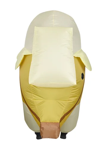 Vista 2 de Disfraz Inflable de Banana y Mantequilla de Maní Jelly Time Among Us para Niños Multicolor