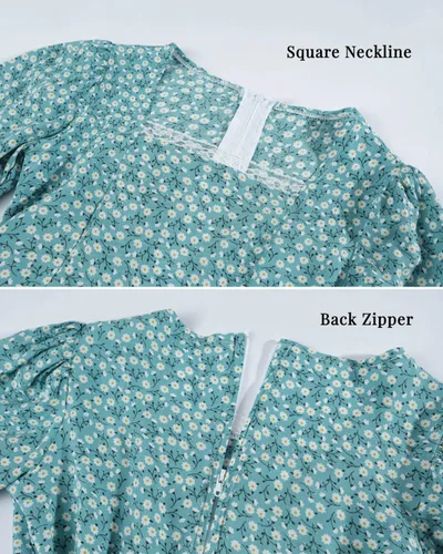 Vista 15 de Nuoqi - Vestidos de pionera para niñas, disfraz colonial