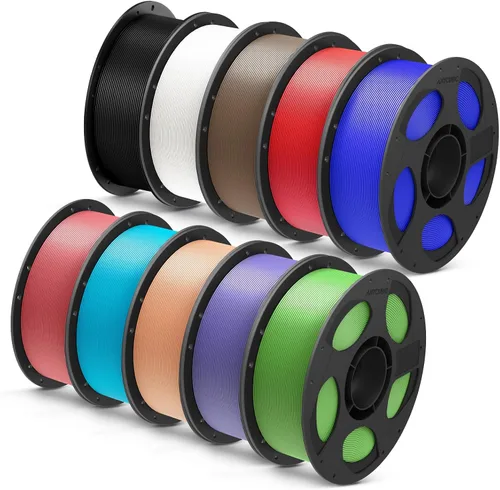 Vista 56 de ANYCUBIC Filamento PLA Plus (PLA+), paquete de filamento para impresora 3D de 0.069 in, alta dureza, precisión dimensional +/- 0.001 in, impresión