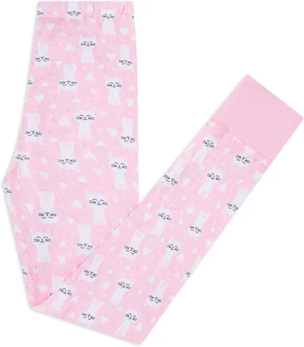 Vista 5 de Rene Rofe Conjunto de pijama de algodón de 4 piezas para niñas