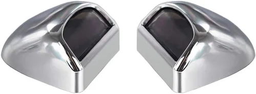 Vista 6 de HERCOO Luces de matrícula, lente de lámpara, carcasa negra, compatible con Silverado Sierra Avalanche Suburban Escalade Yukon Step Bumper Truck Negro