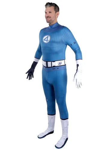 Vista 5 de Disfraz para Hombre del Sr. Fantástico de Los Cuatro Fantásticos Zentai Multicolor
