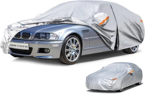 Vista 38 de Kayme Funda impermeable para automóvil deportivo para todo tipo de clima. Consulta la tabla de tallas del vehículo para un ajuste preciso. Cubierta