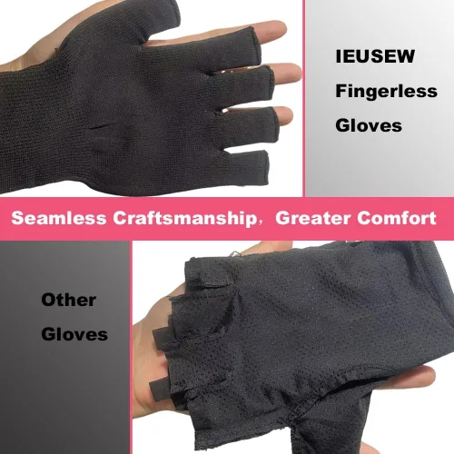 Vista 3 de Guantes de levantamiento de pesas para mujer, guantes de entrenamiento suaves y transpirables para yoga, remo y ciclismo, etc. 4 pares.