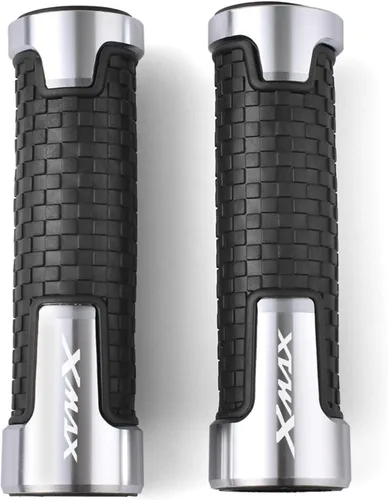 Vista 9 de Universal for Y&AMAHA Xmax 125 250 300 400 Motorcycle Handlebar Grips Racing Handle Grips Aluminium Comfortable Soft Rubber Hand Bar Grip
