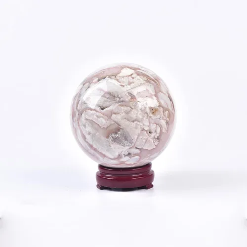 Vista 34 de JIC Gem Piedra Natural de Jaspe Africano Cristal de Curación Esfera Adivinación Bola de Piedra Preciosa, Feng Shui Reiki Aura Decoración