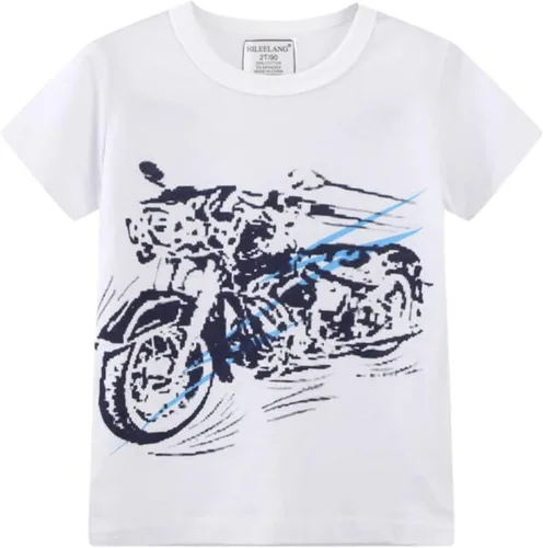 Vista 4 de Camisetas de algodón, informales y básicas, de invierno, de manga larga y cuello redondo en paquetes de 3 unidades, para niños