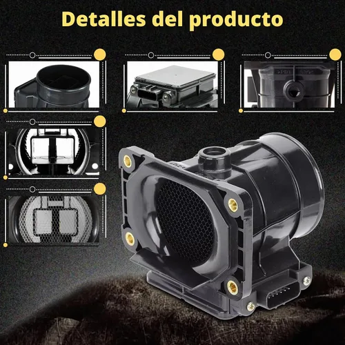 Vista 6 de Sensor de Flujo de Aire Masivo MAF 2.4L 3.0L compatible con Chrysler 2001-2005 Sebring - para Dodge 2001-2005 Stratus - 2000-2005 Eclipse