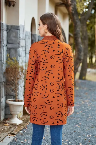 Vista 2 de Grace Karin - Chaqueta de manga larga con bolsillos frontales abiertos para mujer