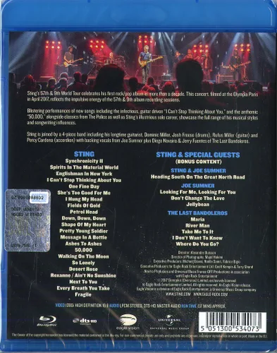 Vista 2 de Live At The Olympia ParisBlu-ray