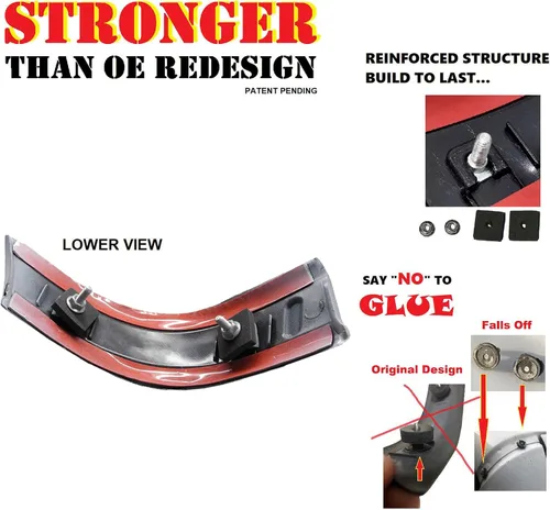 Vista 2 de ADVANCE IGNITION - Moldura de esquina para techo del conductor izquierdo y del pasajero derecho compatible con Ford 2008-2016 F-250 F-350 F-450