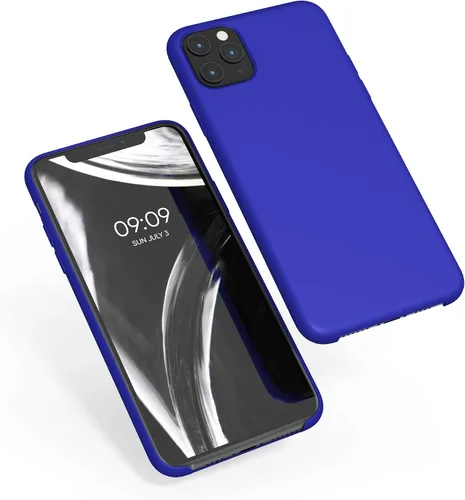 Vista 8 de kwmobile - Carcasa de silicona de poliuretano termoplástico (TPU) compatible con Apple iPhone 11 Pro Max, funda protectora suave y flexible de hule