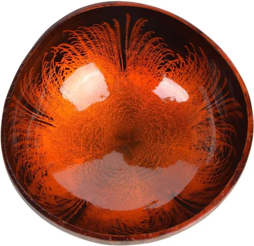 Vista 18 de ChezMax Tazón Natural de Cáscara de Coco con Madreperla Incrustada, Tazones de Cáscara de Coco para Llaves de Entrada, Recipiente para Caramelos
