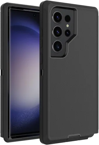 Vista 46 de Funda WOGROO para Galaxy Note 8, funda protectora resistente a caídas y golpes de grado pesado y resistente para Samsung Galaxy Note 8, Negro+Naranja