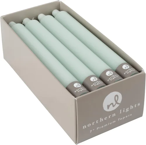 Vista 7 de Northern Lights Candles Conos prémium de 7 pulgadas, paquete de 12 unidades, color burdeos - 71743
