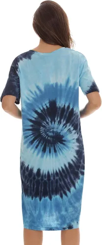 Vista 3 de Just Love Camisón de manga corta con teñido anudado para mujer