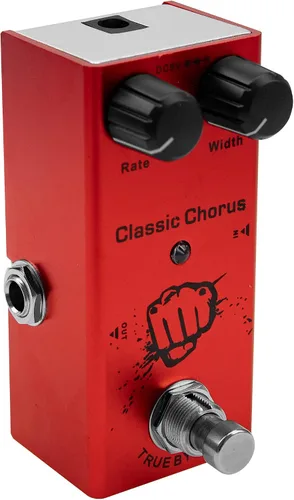 Vista 8 de Mini pedal de efectos de guitarra eléctrica, carcasa de metal, adaptador de CC de 9 V, True Bypass para kit de guitarra eléctrica múltiple