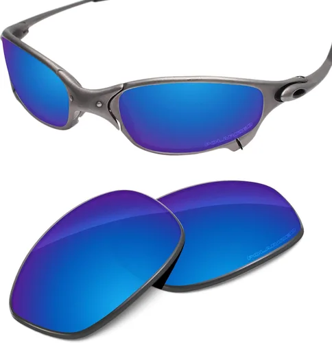 Vista 12 de Lentes de repuesto compatibles con Oakley Juliet Polarized Etched Oro de 24 quilates - Elite Polarizado
