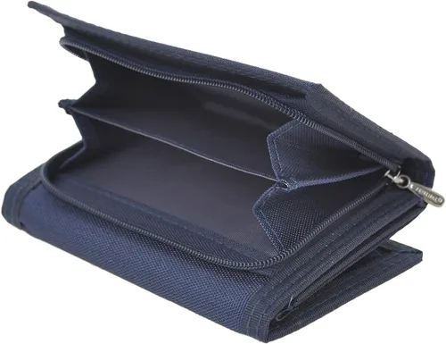 Vista 7 de TopTie Billetera triple para hombre, estilo casual, con 7 ranuras para tarjetas de crédito, capacidad extra, Verde militar, Casual