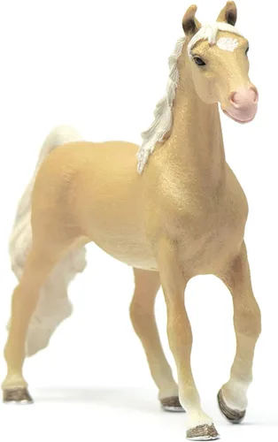 Vista 2 de Schleich Horse Club, juguetes para niñas y niños, figura de caballo de yegua de raza saddlebred americana, a partir de 5 años