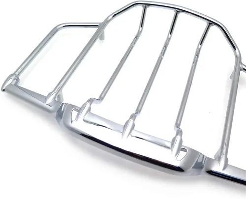 Vista 3 de MT502-008-CD - Portaequipajes cromado compatible con Harley Air Wing Tour Pak Trunk Pack 1993-2013 Harley Electra Street Glide