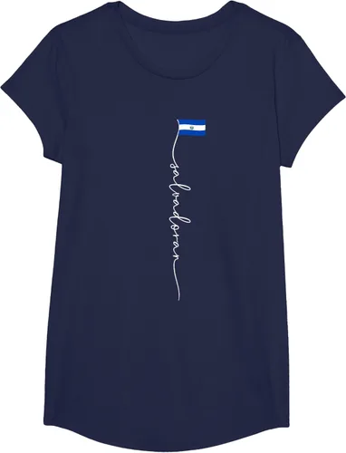 Vista 27 de Camiseta con la bandera salvadoreña de El Salvador