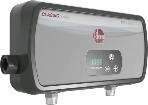 Vista 4 de Rheem 3.5kW 120V punto de uso termostático sin tanque calentador de agua eléctrico